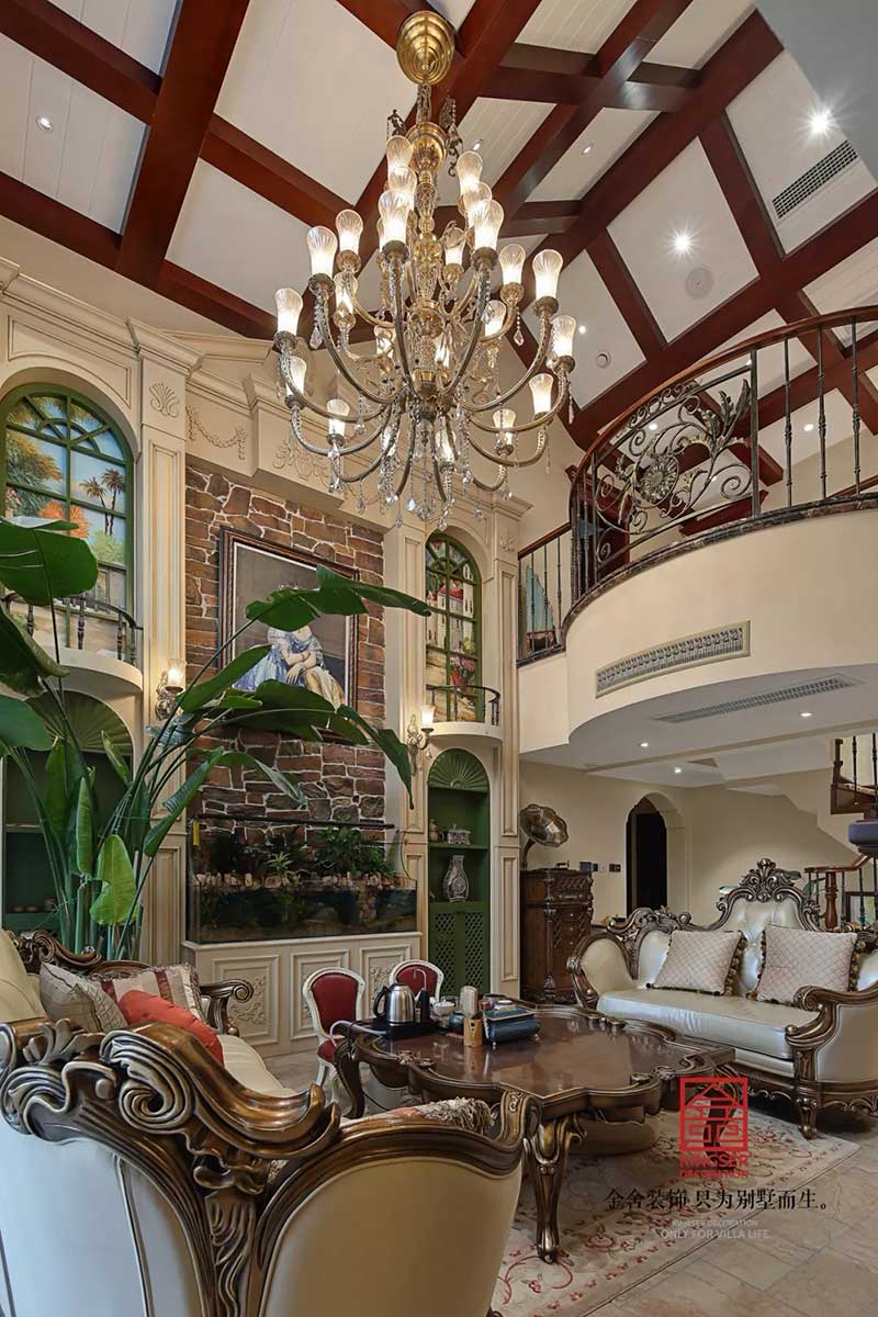 國賓壹號280平米美式風(fēng)格裝修實景