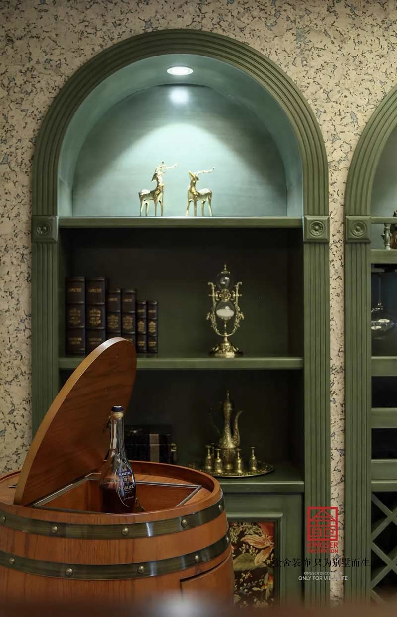 國賓壹號280平米美式風(fēng)格裝修實景