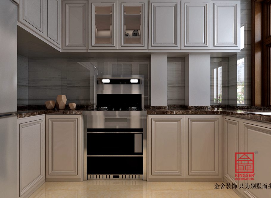 國賓壹號(hào)139平米裝修-歐式風(fēng)格-廚房