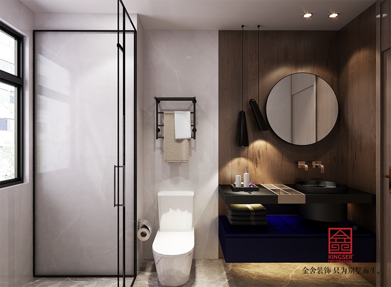 中冶德賢公館208平米港式風格裝修-衛(wèi)生間