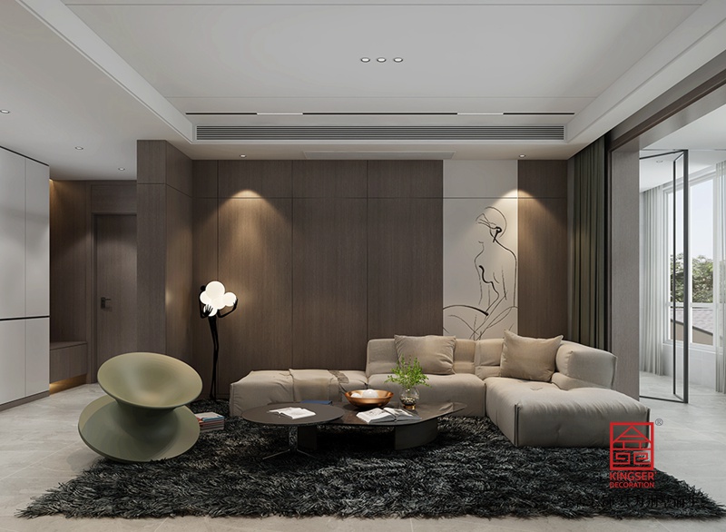 榮盛城140平米現(xiàn)代極簡風(fēng)格裝修效果圖