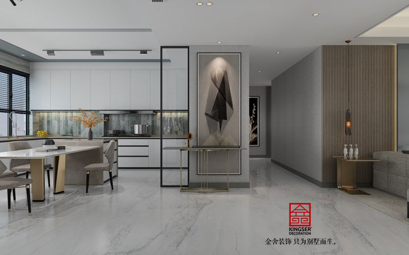 石家莊融創(chuàng)中心217平現(xiàn)代簡約風(fēng)格裝修設(shè)計