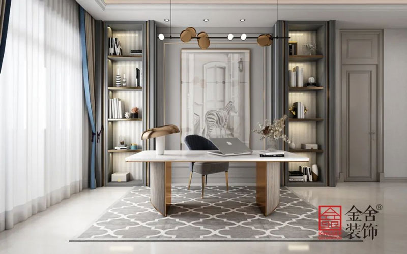 西山林語1400㎡新中式別墅裝修實(shí)景