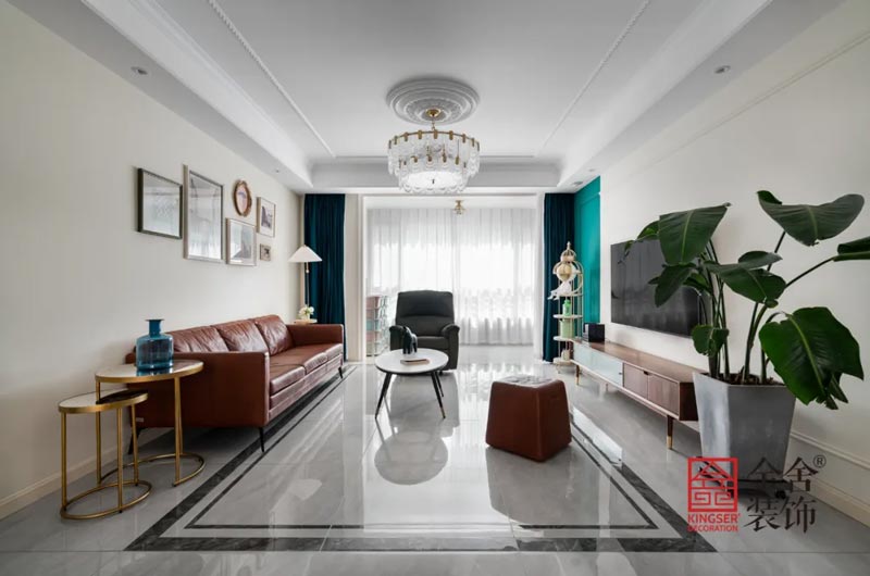 盛邦大都會北歐復(fù)古風(fēng)格裝修實景圖