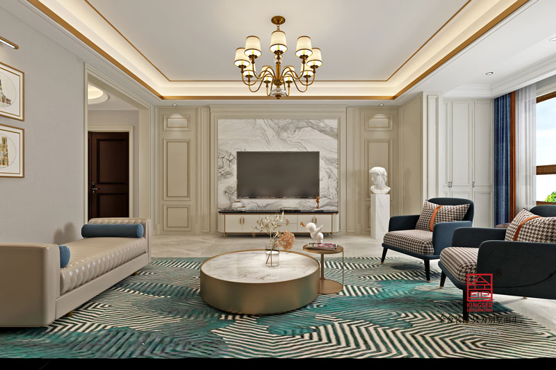榮盛華府美式輕奢風(fēng)格設(shè)計案例