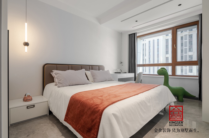 東南智匯城現(xiàn)代風(fēng)格臥室實景圖