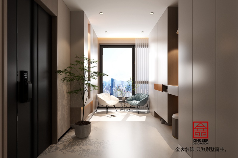 國仕山極簡風格裝修效果圖