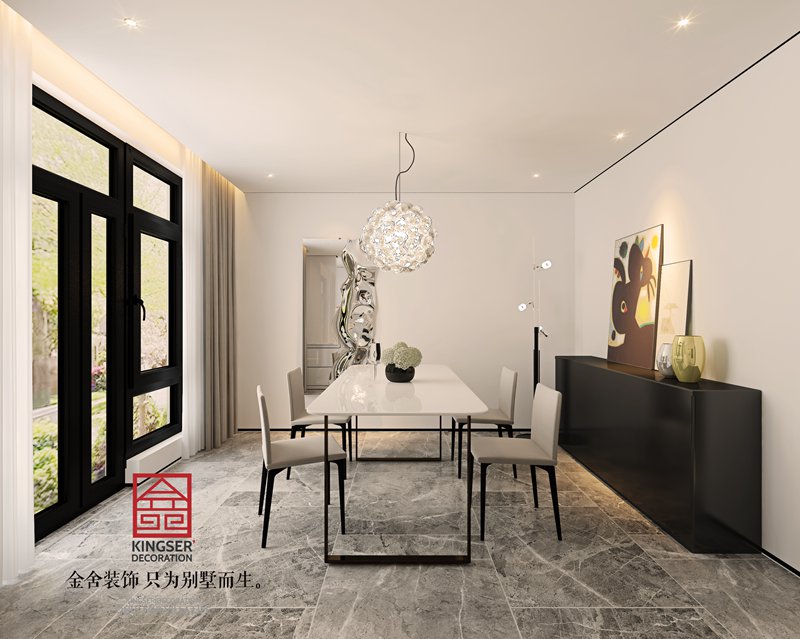 榮盛御府440平米現(xiàn)代風格別墅裝修設計