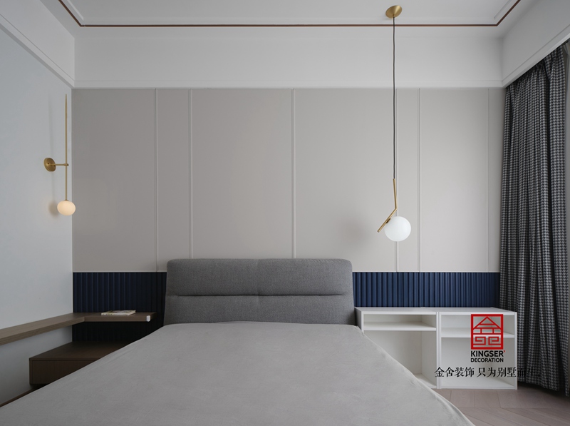 榮盛華府205㎡現(xiàn)代風格裝修完工實景圖