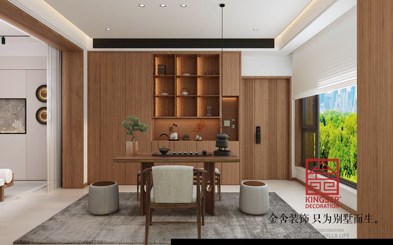 國仕山150平中式風(fēng)格裝修設(shè)計(jì)